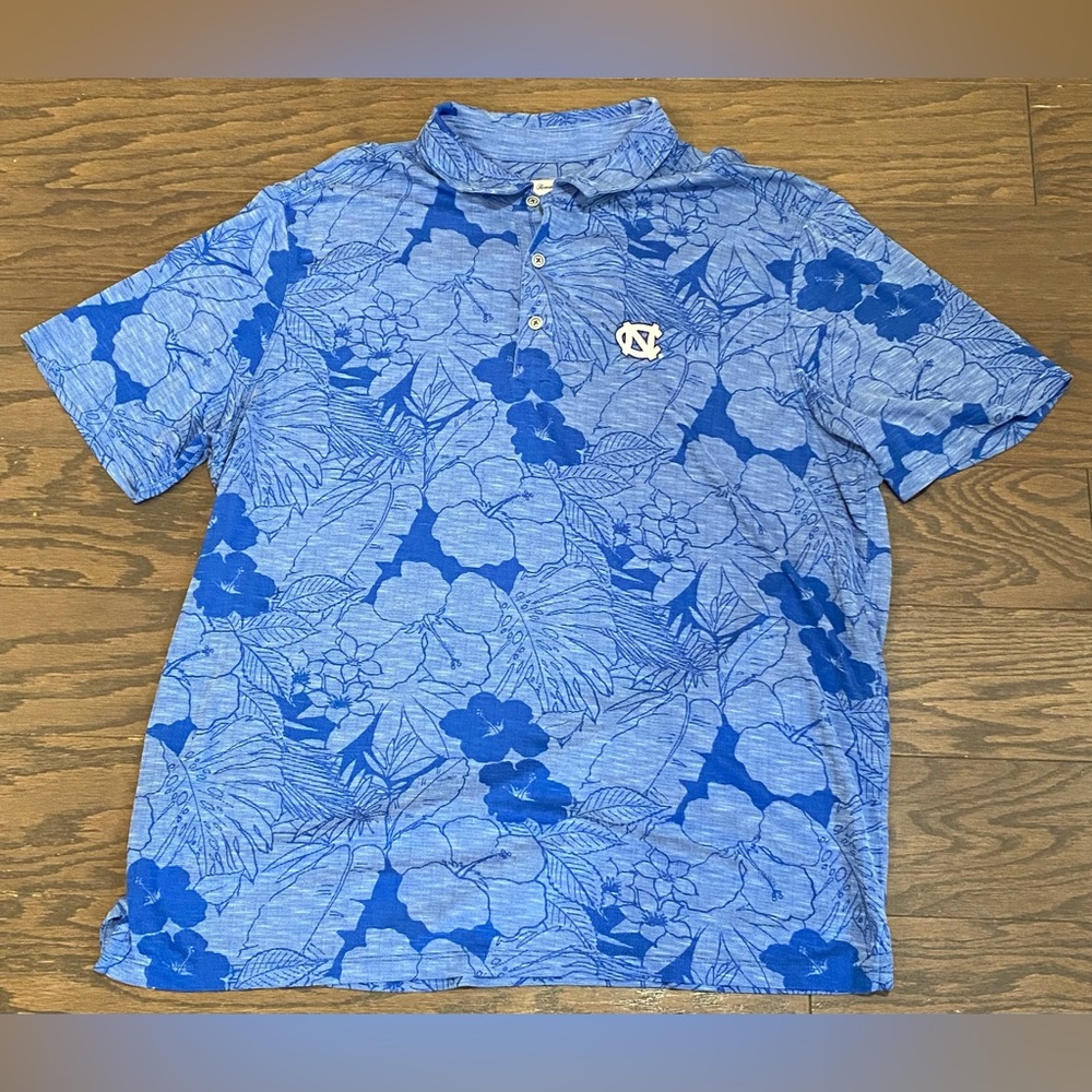 Tommy Bahama Men’s North Carolina Tar Heels UNC Golf Polo Shirt NCAA - Size 2XL